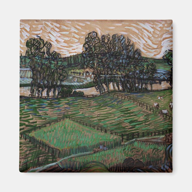 Imã Paisagem com Ponte sobre o Oise (van Gogh) (Frente)