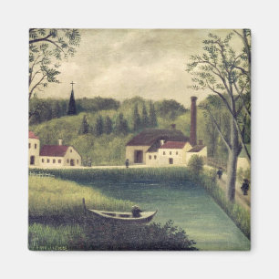 Imã Paisagem com um pescador, depois de 1886