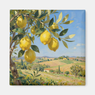 Imã Paisagem da Figueira de Limão da Toscana