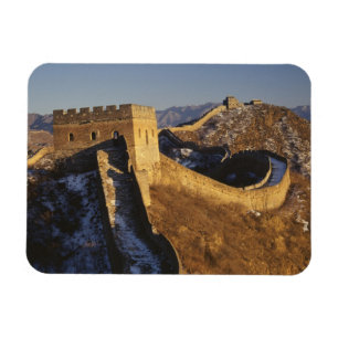 Ímã Paisagem da Grande Muralha ao pôr do sol, China
