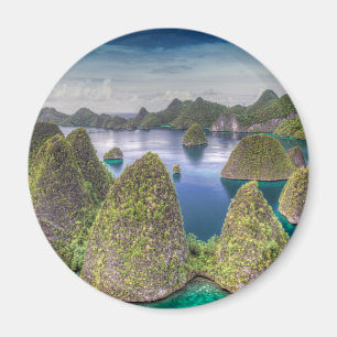 Imã Paisagem da Ilha Wayag, Indonésia