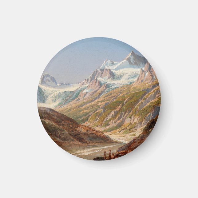 Imã Paisagem da Montanha Silvretta - Ignaz Dorn (Frente)