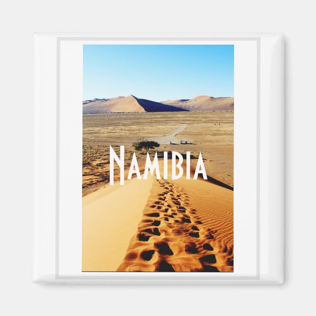 Imã Paisagem das Dunas de Areia da Namíbia Sossusvlei (Frente)