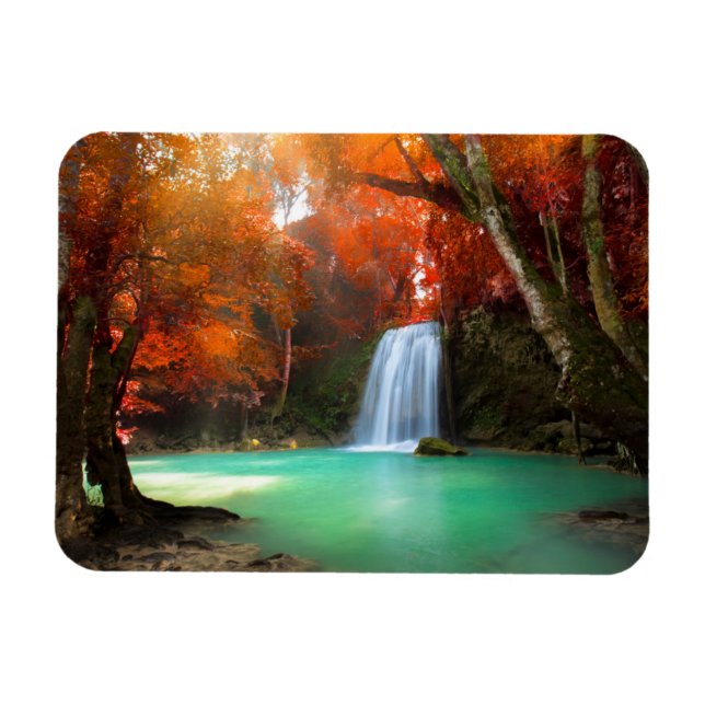 Ímã Paisagem de ângulo | Kanchanaburi, Tailândia (Horizontal)