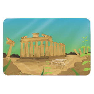 Ímã Paisagem de desenhos animados de Atlantas