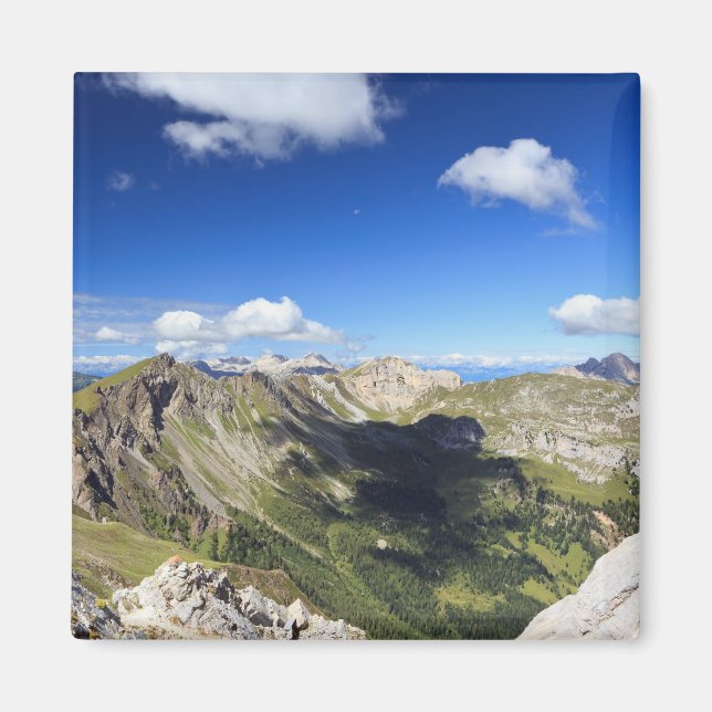 Imã Paisagem de Dolomitas no verão (Frente)