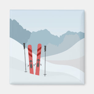 Imã Paisagem de inverno