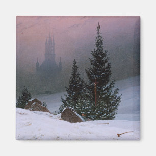 Imã Paisagem de inverno (por Caspar David Friedrich)