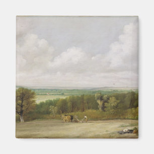 Imã Paisagem de John Constable  : Cena Ploughing em