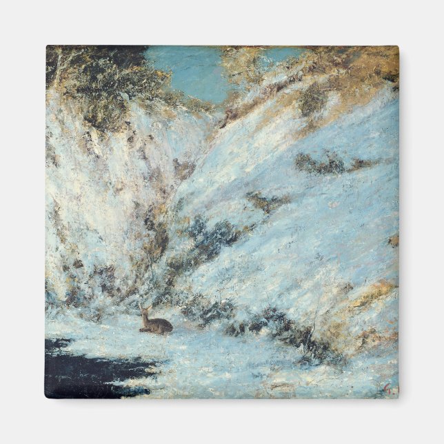 Imã Paisagem de neve, 1866 (Frente)