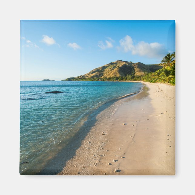Imã Paisagem de Praia Tropical, Fiji (Frente)