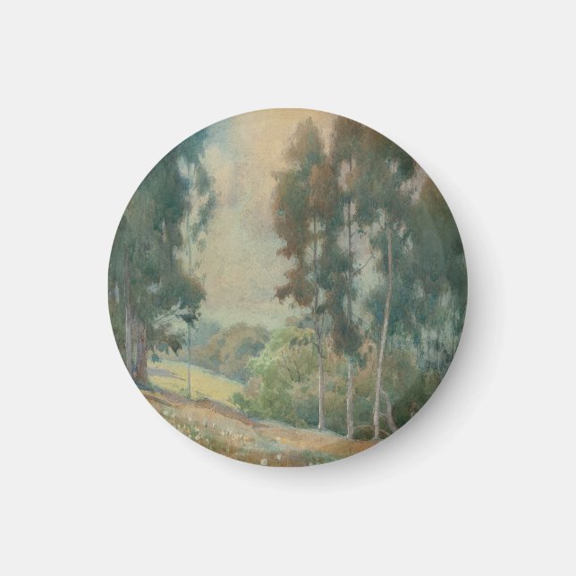 Imã Paisagem de Primavera (1911)  Cena Serena em Aquar (Frente)