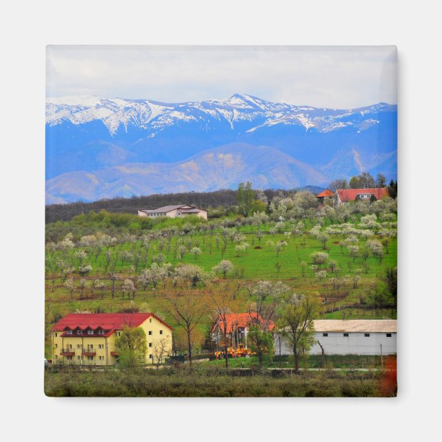 Imã Paisagem de Sibiu (Frente)