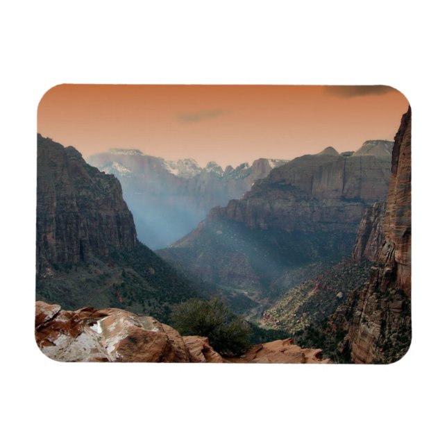 Ímã Paisagem de Zion National Park (Horizontal)