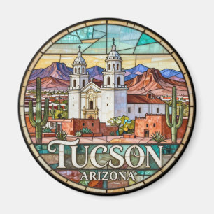 Imã Paisagem Desértica Moderna de Tucson 🌵
