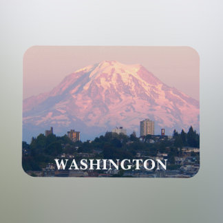 Ímã Paisagem do Monte Rainier do Estado de Washington