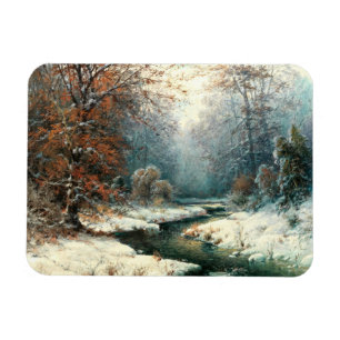 Ímã Paisagem do Rio de inverno