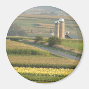 Imã Paisagem fazenda no Magnet de Platteville em Wisco