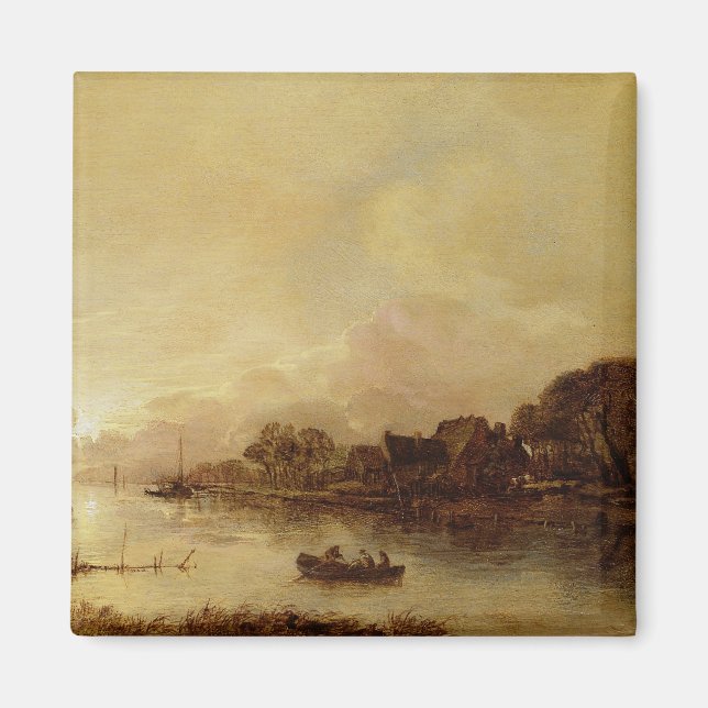 Imã Paisagem fluvial (Frente)