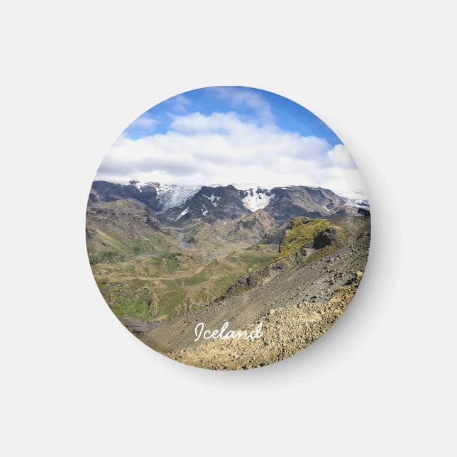 Imã Paisagem islandesa (Frente)