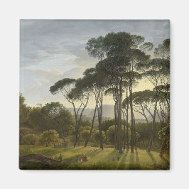 Imã Paisagem Italiana com Pinheiros Guarda-chuvas (Voo