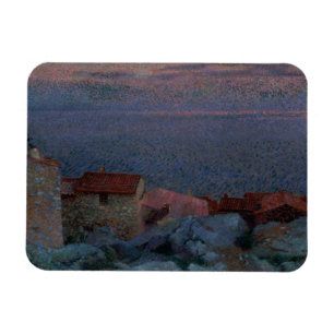 Ímã Paisagem litoral (óleo em canvas)