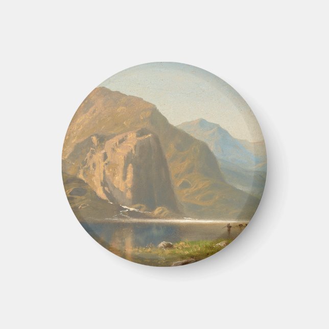 Imã Paisagem majestosa de Yosemite por Albert Bierstad (Frente)