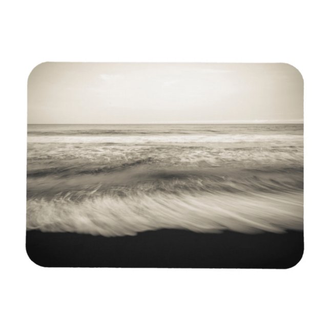 Ímã Paisagem marinha B&W, Havaí (Horizontal)