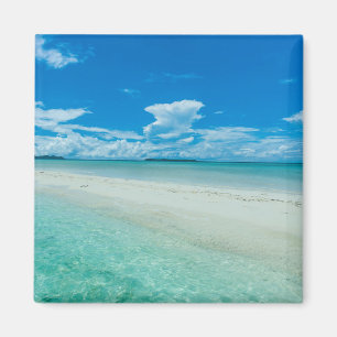 Imã Paisagem marinha tropical azul, Palau