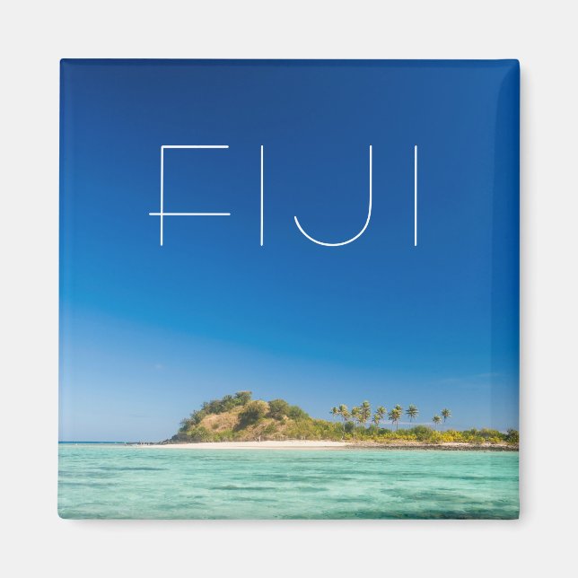 Imã Paisagem Marítima da Lagoa Azul, Fiji (Frente)