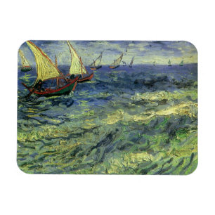 Ímã Paisagem Marítima em Saintes Maries por Vincent va