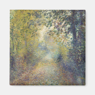 Imã Paisagem na floresta (por Pierre-Auguste Renoir)