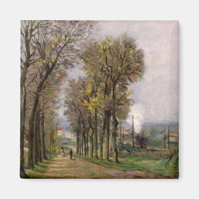 Imã Paisagem no Ile de France, c.1878 (Frente)