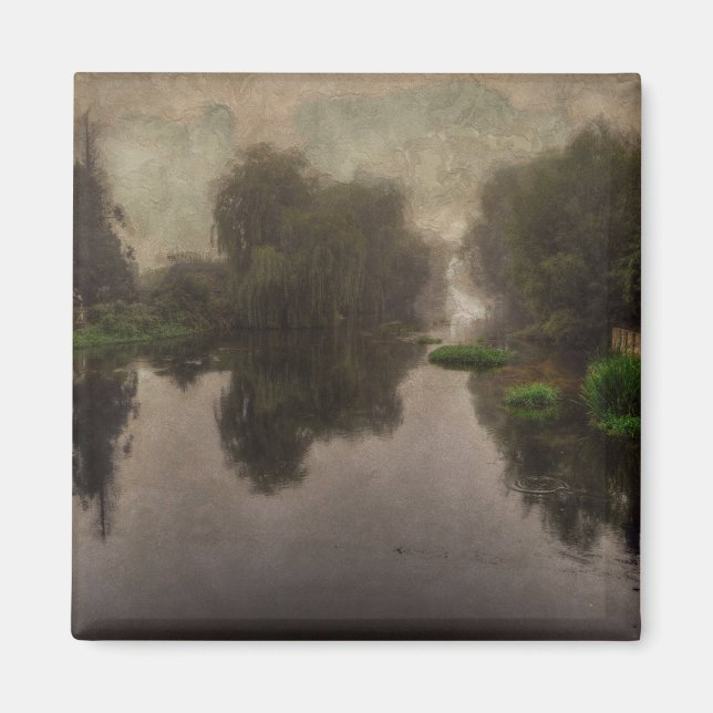 Imã Paisagem no Mundo Antigo - Pintura de Belas Artes (Frente)