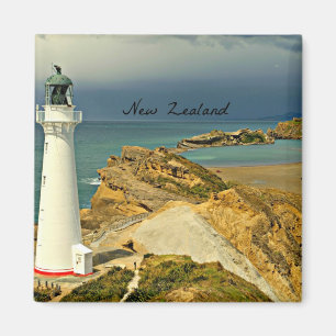 Imã Paisagem Nova Zelândia com Farol