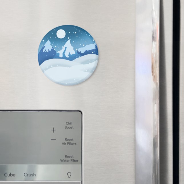 Imã Paisagem Pacífica Congelada (In Situ (Fridge))