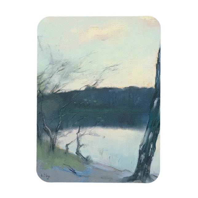 Ímã Paisagem (pastel na canvas) (Vertical)