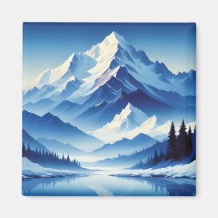 Imã Paisagem Picturesca Arte Indígena