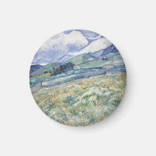 Imã Paisagem por trás do Santo Paul Vincent van Gogh