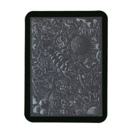 Ímã Paisagem prateada do mundo escuro