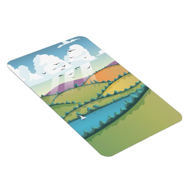 Ímã Paisagem rural (Lado Direito)