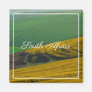 Imã Paisagem Rural da África do Sul Campos de Canola