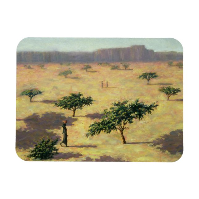 Ímã Paisagem Saheliana Mali 1991 (Horizontal)