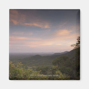 Imã Paisagem sob um por do sol