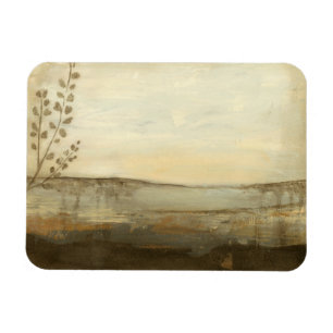 Ímã Paisagem solar moderna - Pintura a óleo