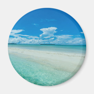Imã Paisagem tropical azul do mar, Palau