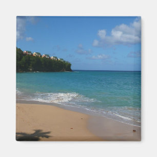 Imã Paisagem tropical de férias na praia do santo Lú