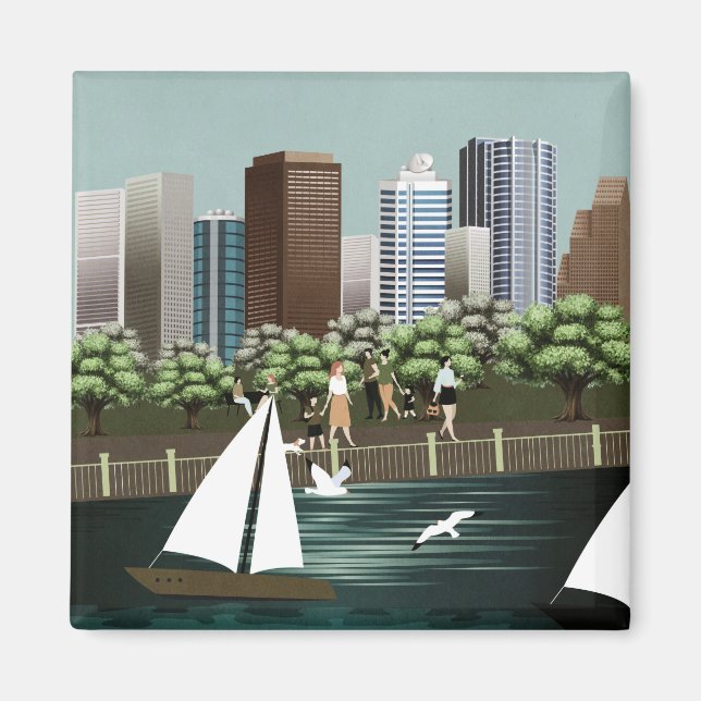 Imã Paisagem urbana (Frente)