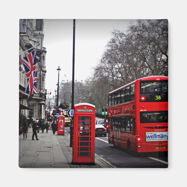 Imã paisagem urbana de Londres (Frente)