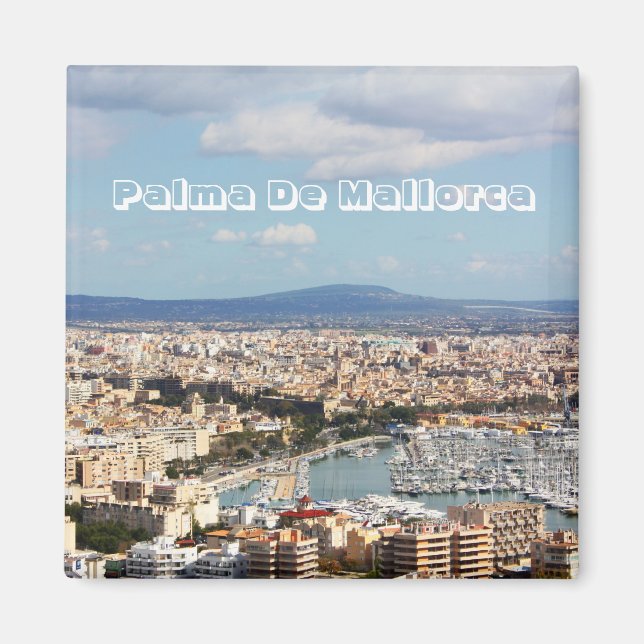 Imã paisagem urbana de Maiorca (Frente)